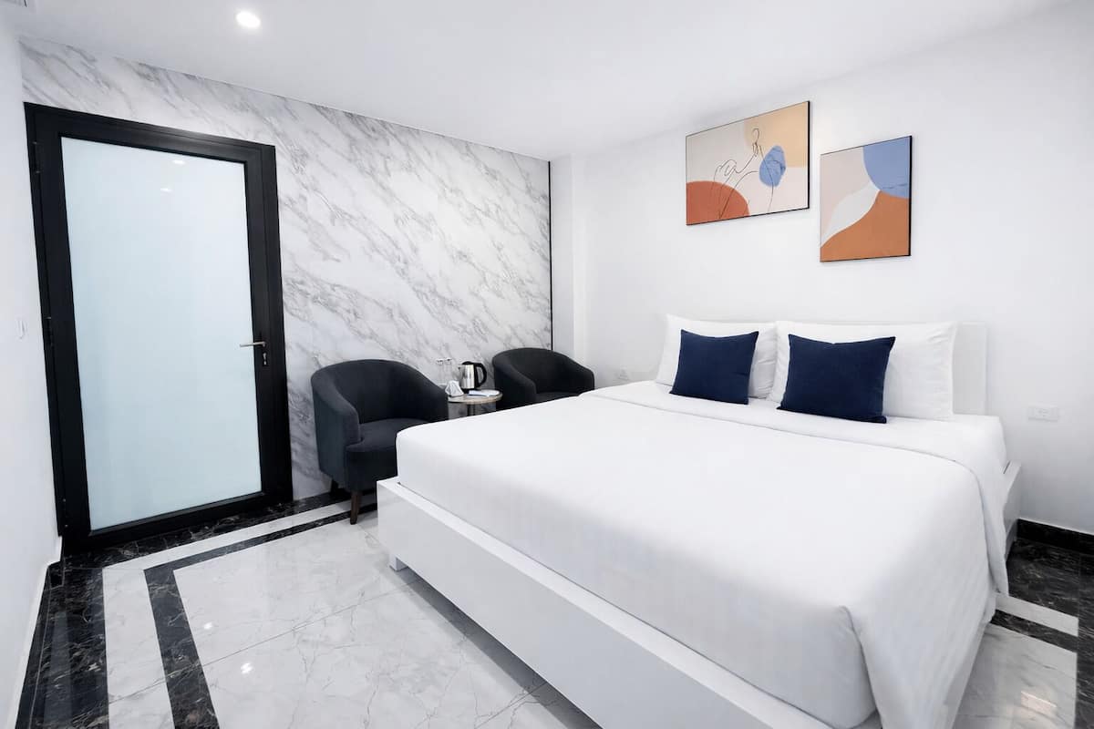 Standard-Doppel- oder -Zweibettzimmer, Stadtblick | Kostenloses WLAN