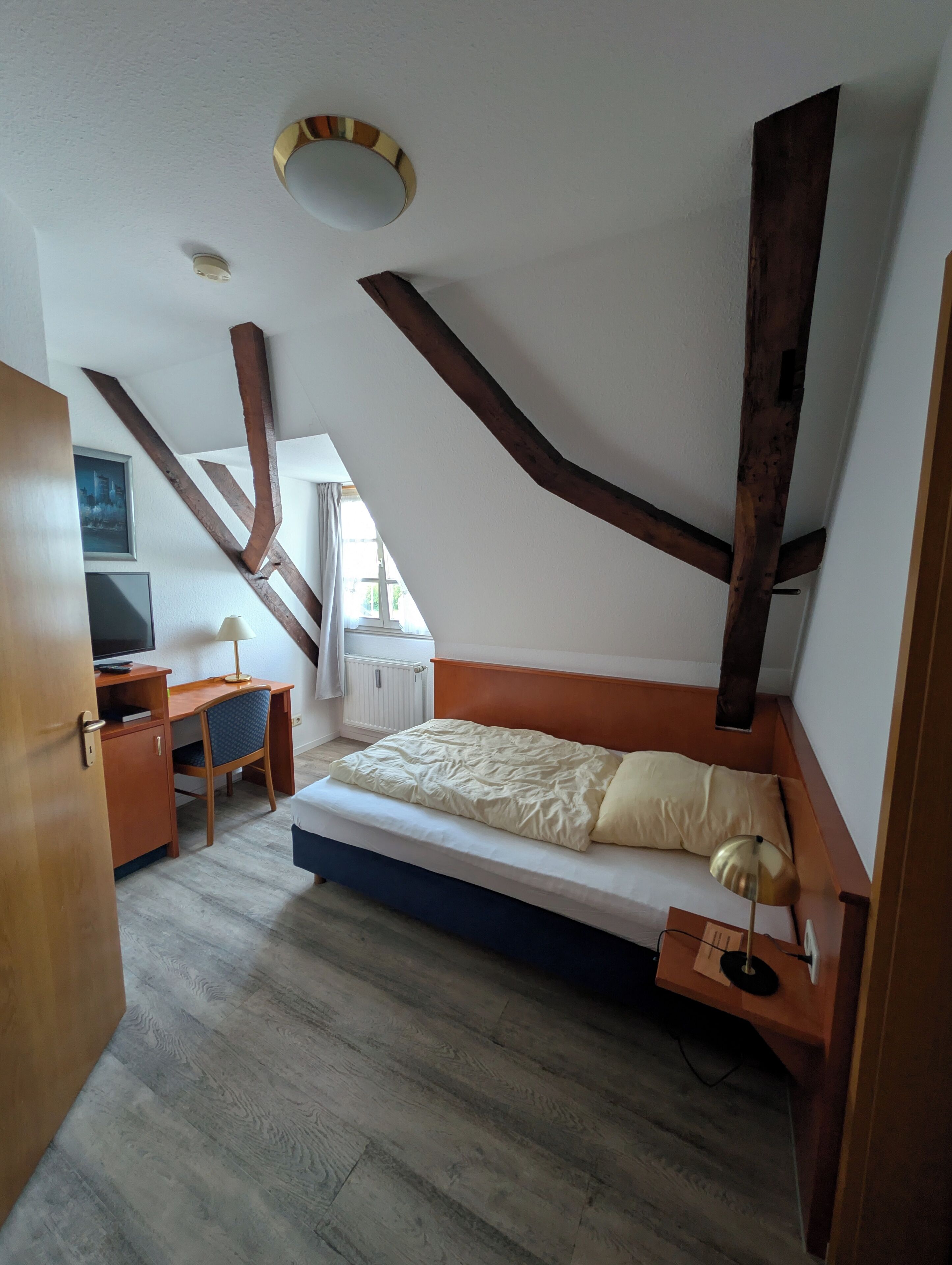 Standard-Einzelzimmer, Blick auf den Innenhof