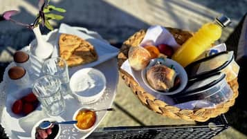 Petit déjeuner continental compris tous les jours