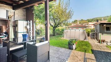 Apartamento, 1 habitación, fumadores, piscina privada | Terraza o patio