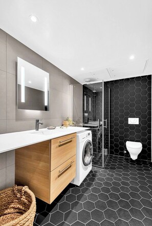 Apartment, 2 Schlafzimmer, barrierefrei, Raucher | Badezimmer