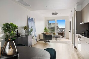 Apartment, 2 Bedrooms, Accessible, Smoking | Living room - Barcode Luxurious Apartment, Prime Location (Oslo)