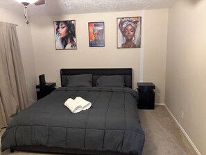 3 bedrooms, travel crib, WiFi, bed sheets
