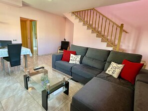 Living area - Townhouse in Miami Platja with Private Pool (Miami Playa)