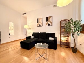 TV - Large central flat with rooftop swimming pool in Malaga (Malaga)