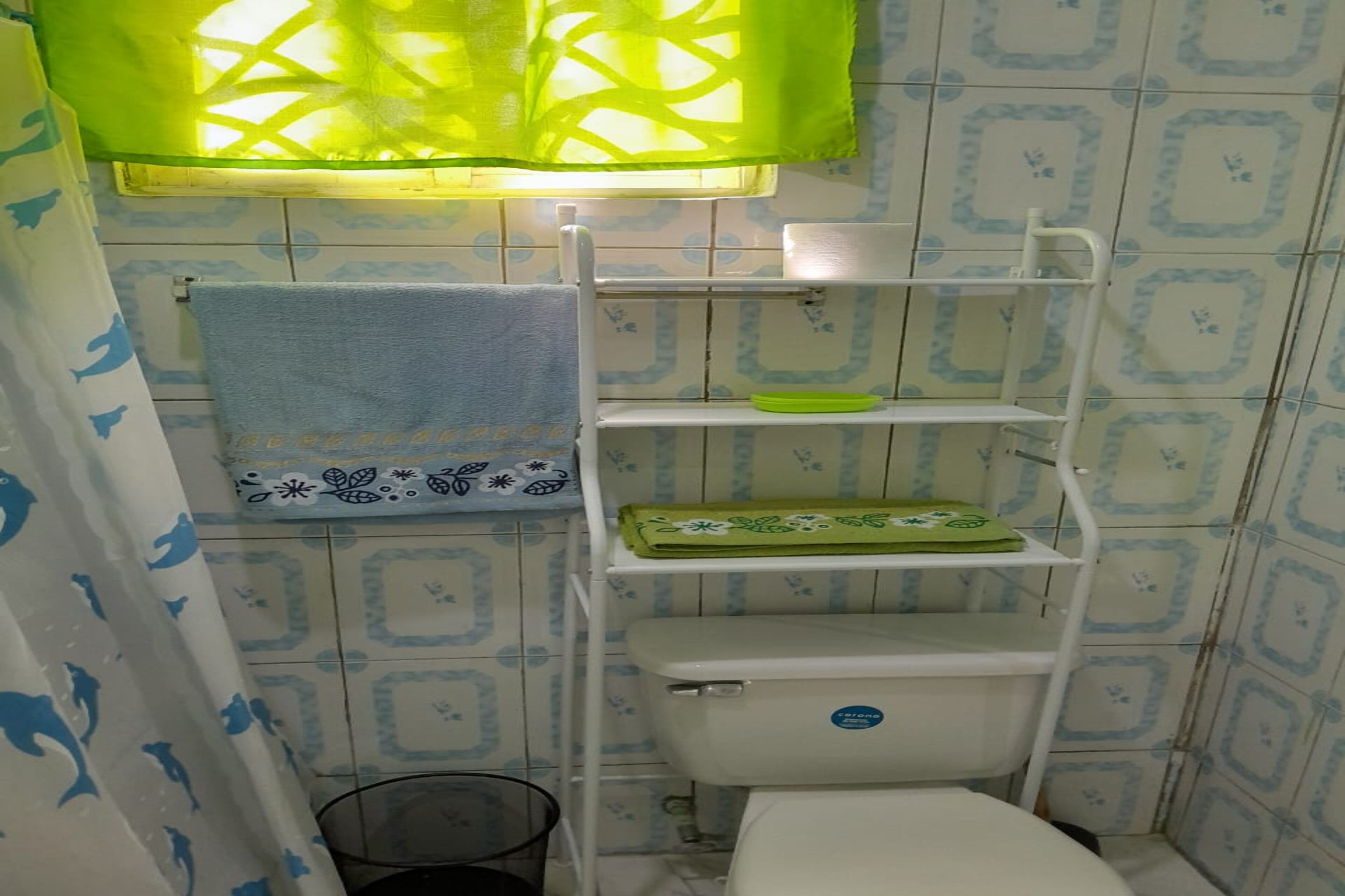 Towels, soap, toilet paper