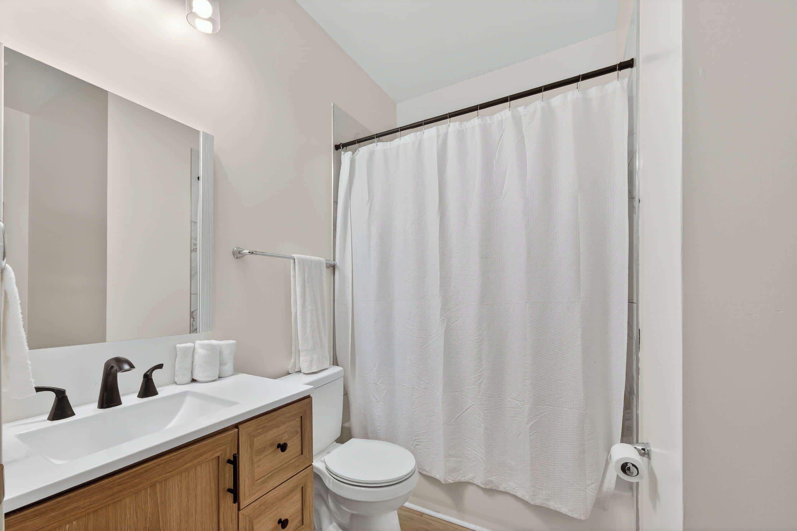 Hall Bath with Storage