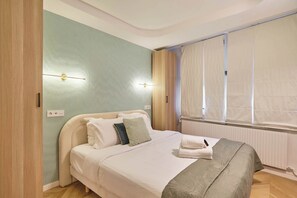 1 habitación, tabla de planchar con plancha, wifi y ropa de cama 