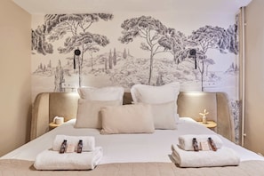 2 chambres, fer et planche Ă repasser, Wi-Fi, draps fournis