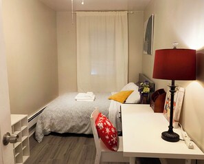 2 habitaciones, internet y ropa de cama 
