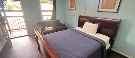 1 sovrum, internet och sängkläder