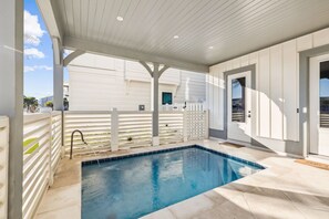 A heated pool - Gather at the Gulf | Easy Beach Access | Private Pool | Golf Cart (Inlet Beach)