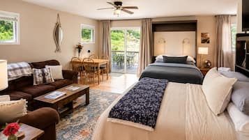 1 bedroom, iron/ironing board, travel crib, WiFi (free)