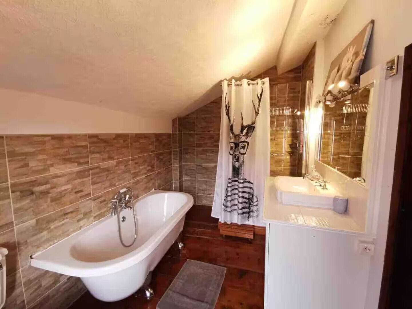 Douche, sèche-cheveux, papier toilette