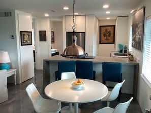 Dining - Beautifully appointed one bedroom, Plus apartment directly on the Atlantic Ocean (Fort Pierce)