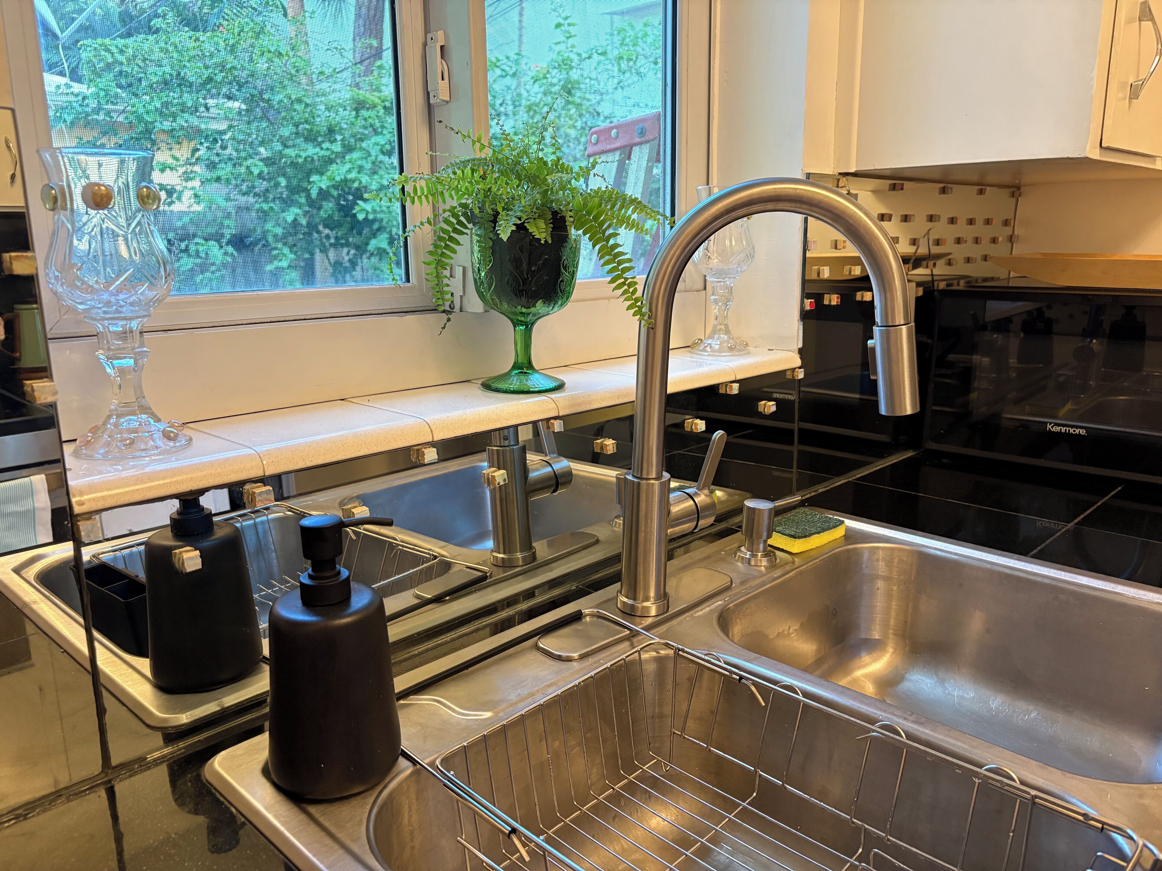 Mikrobølgeovn, ovn og kokeplater