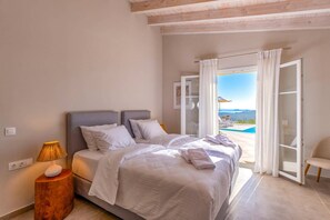 Iron/ironing board, free WiFi, bed sheets - Villa Lithea by Villa Plus (Kato Korakiana)