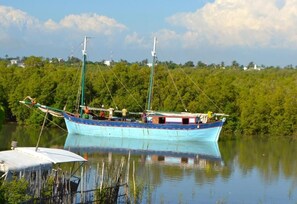 Phòng đôi hoặc 2 giường đơn tiện nghi đơn giản, quang cảnh sông | Khác