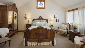 Kamer, uitzicht op vallei | Luxe beddengoed, bedden met traagschuimmatrassen