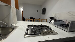 Apartment, 3 Bedrooms, Kitchenette, Tower | Private kitchen - Residencia Gran Coyula Orange 502A (Tonala)