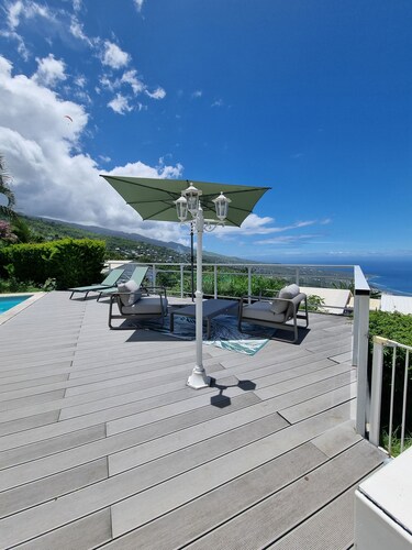 Spacious apartment with superb view in Saint Leu - Reunion Island