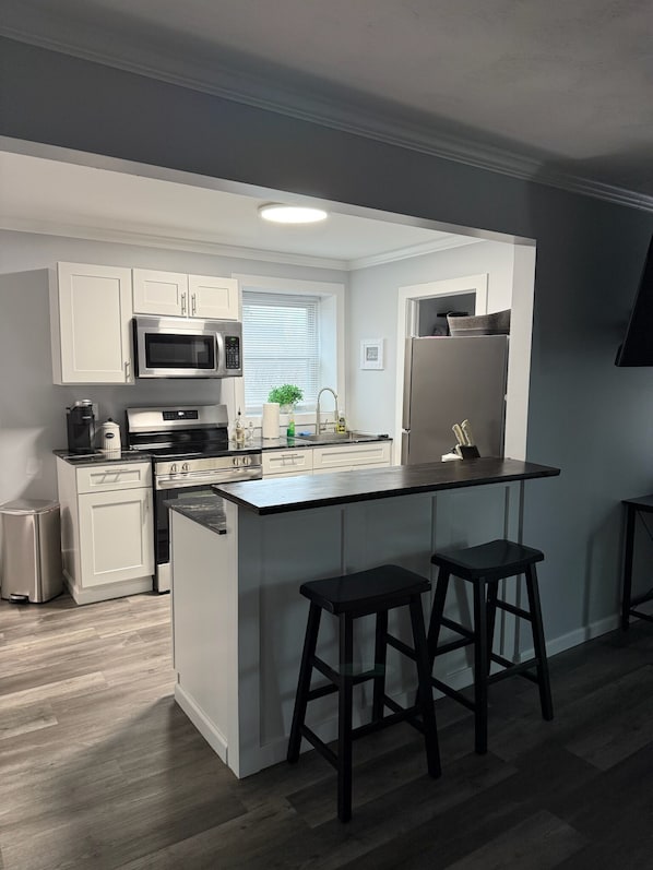 Microwave, oven, stovetop