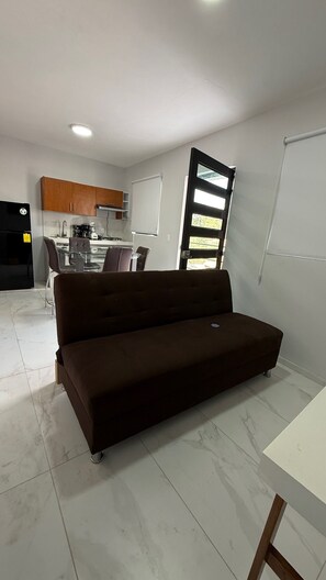 Comfort Apartment, Kitchen, Tower | Living area - Residencia Gran Coyula Orange 508B (Tonala)