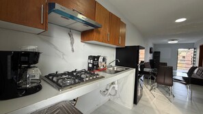 Classic Apartment, 3 Bedrooms, Patio, Courtyard View | Dapur peribadi