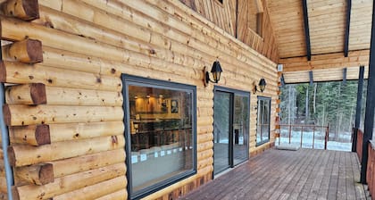 Secluded Glacier Meadow Log Home - 4 bedrooms, 2 bathrooms