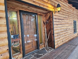 Exterior detail - Secluded Glacier Meadow Log Home - 4 bedrooms, 2 bathrooms (Essex)