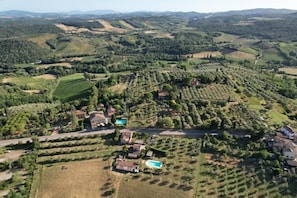Aerial view - Casale Gregoriano (San Gimignano)