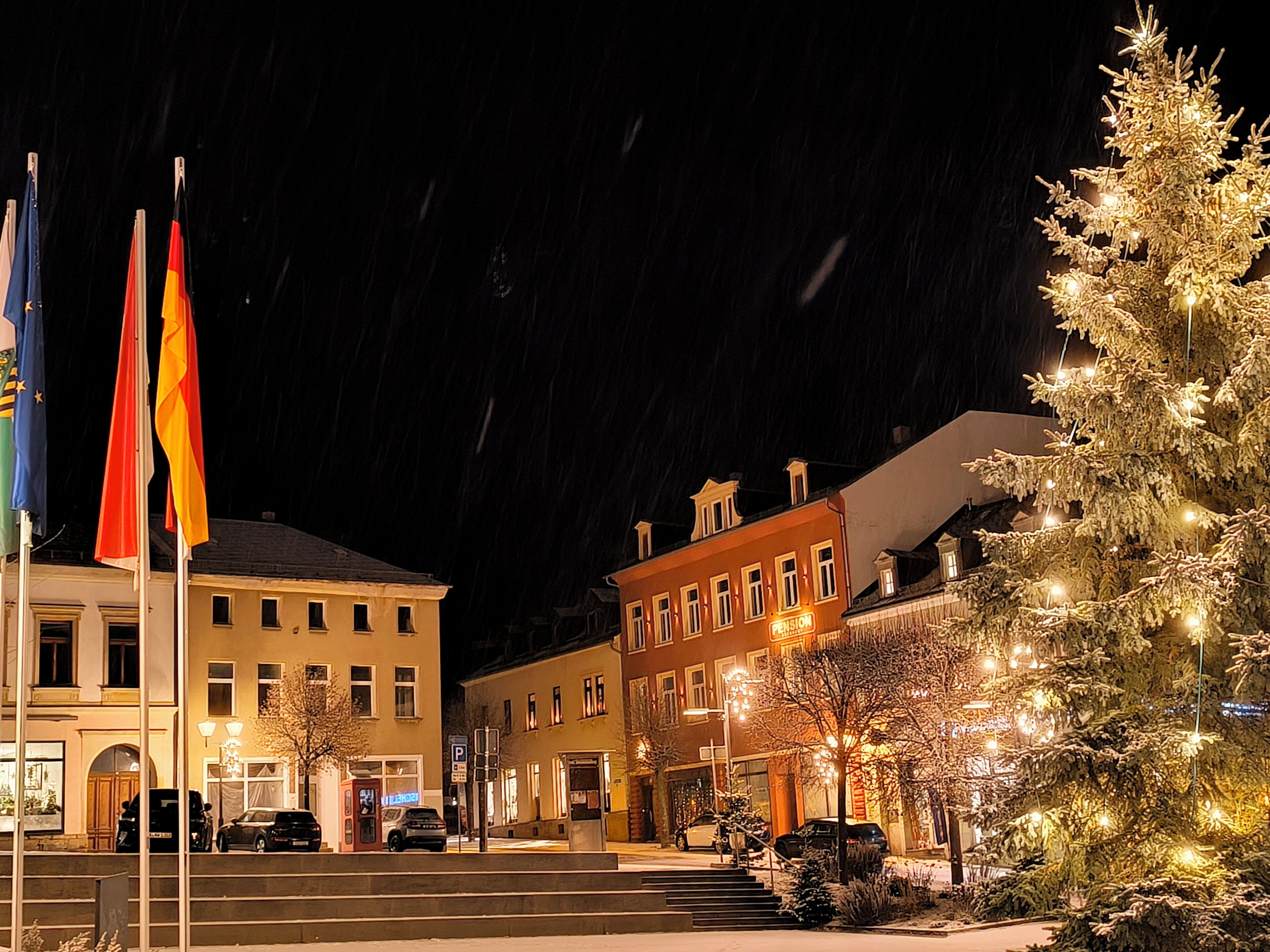 Front of property – evening/night