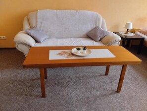 Familienapartment, Küche | Wohnbereich