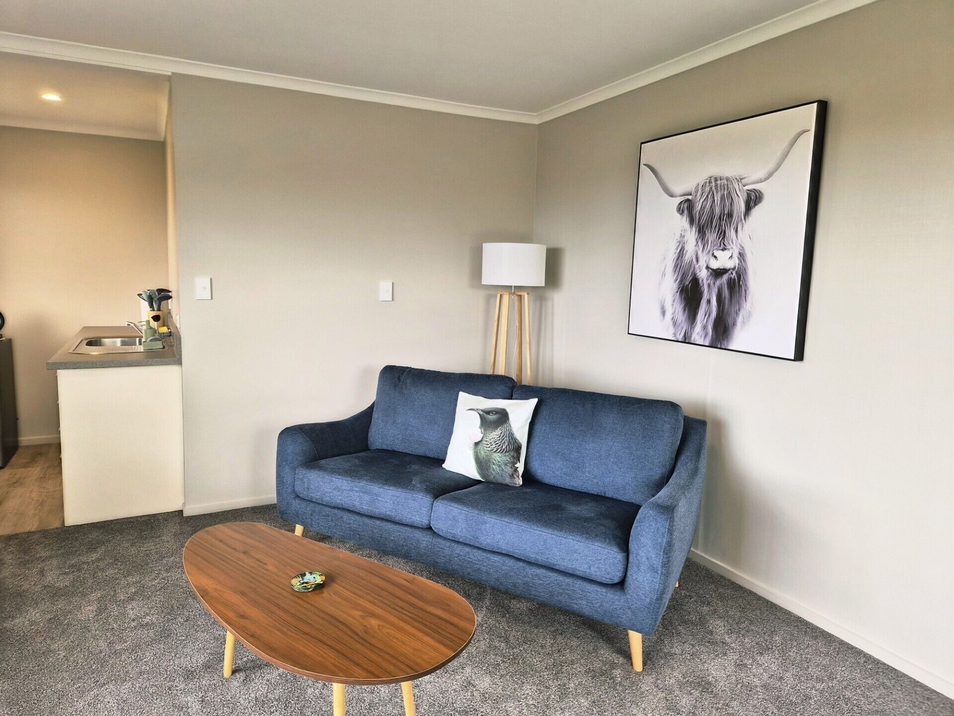 Apartment, Balcony, Ocean View | Living area