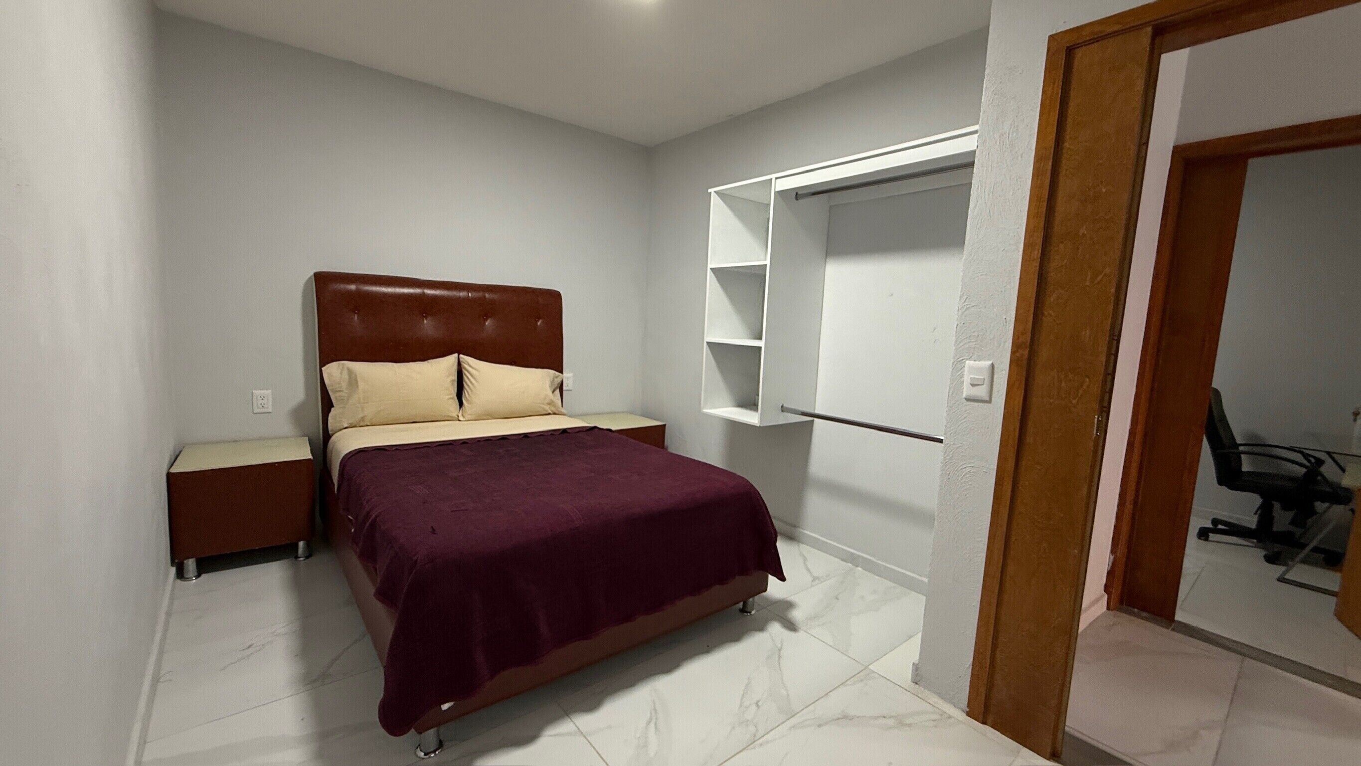 Blackout curtains, iron/ironing board, free WiFi