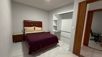 Blackout curtains, iron/ironing board, free WiFi