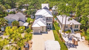 Exterior - Luxury Seagrove Beach Home w Private Heated Pool, Golf Cart & Bikes (Santa Rosa Beach)