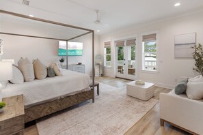 6 bedrooms, iron/ironing board, travel cot, free WiFi - Luxury Seagrove Beach Home w Private Heated Pool, Golf Cart & Bikes (Santa Rosa Beach)
