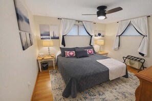 3 soverom, strykejern/-brett, wi-fi (inkludert) og sengetøy