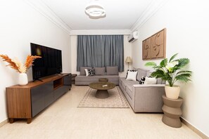 Living area - L'Adresse- 2-bedroom apartment in the heart of Marrakech (Marrakech)