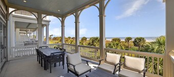 Beachtown - Luxury Beachfront Home - Private Pool, Golf Cart, Elevator, Yard