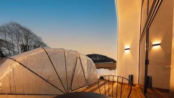 Luxury Bungalow, Private Pool, Garden Area | Terrace/patio