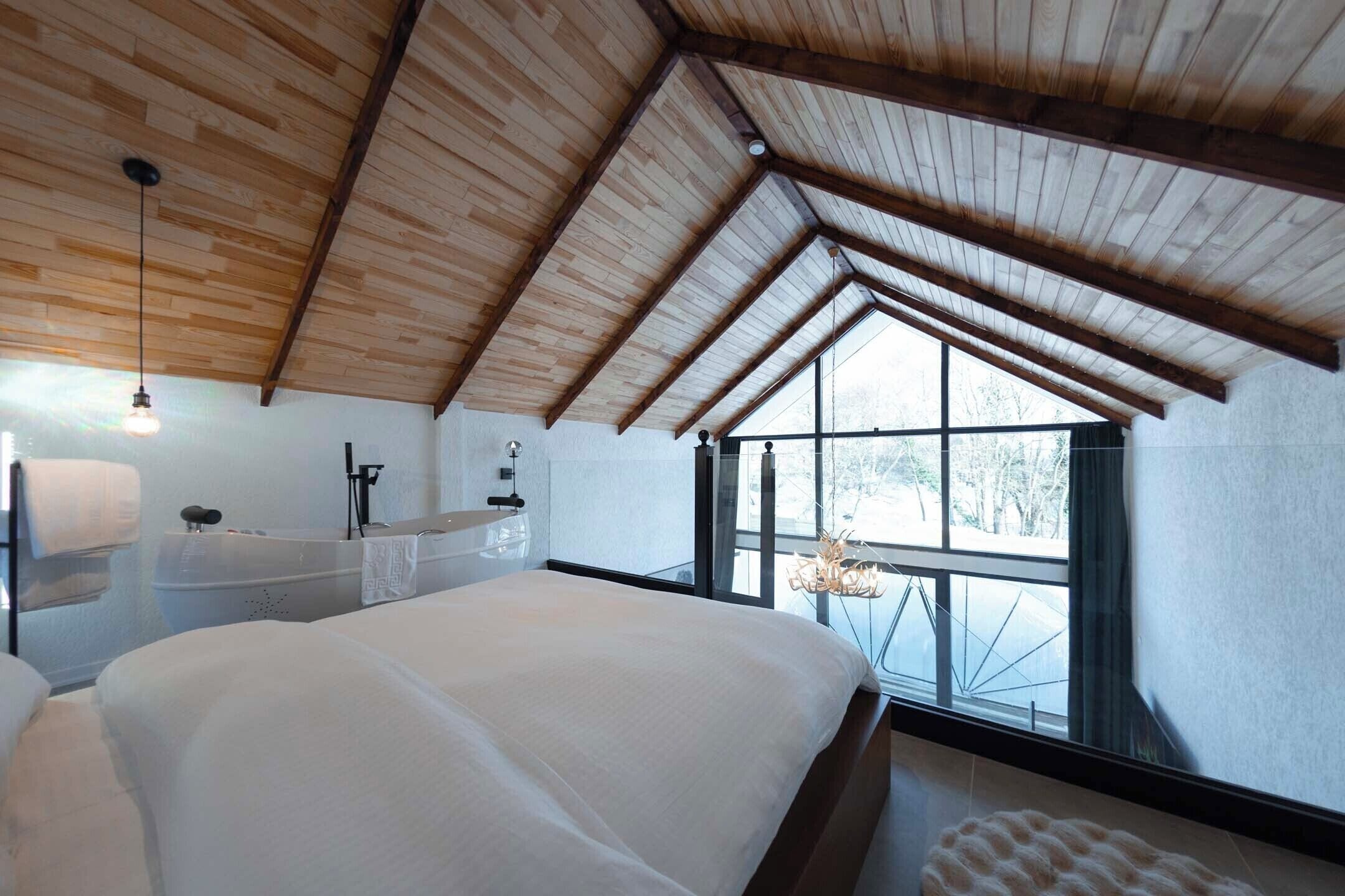 Luxury Bungalow, Private Pool, Garden Area | Desk, laptop workspace, free WiFi