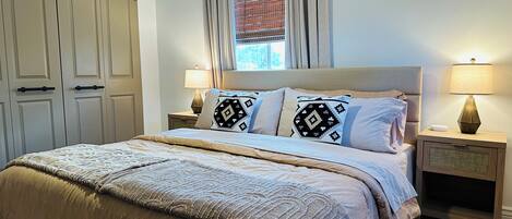 3 bedrooms, iron/ironing board, travel cot, WiFi