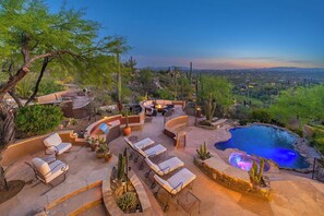Pool - Hacienda Milagrosa Resort with Heated Pool and Amazing Views and Casita (Tucson)