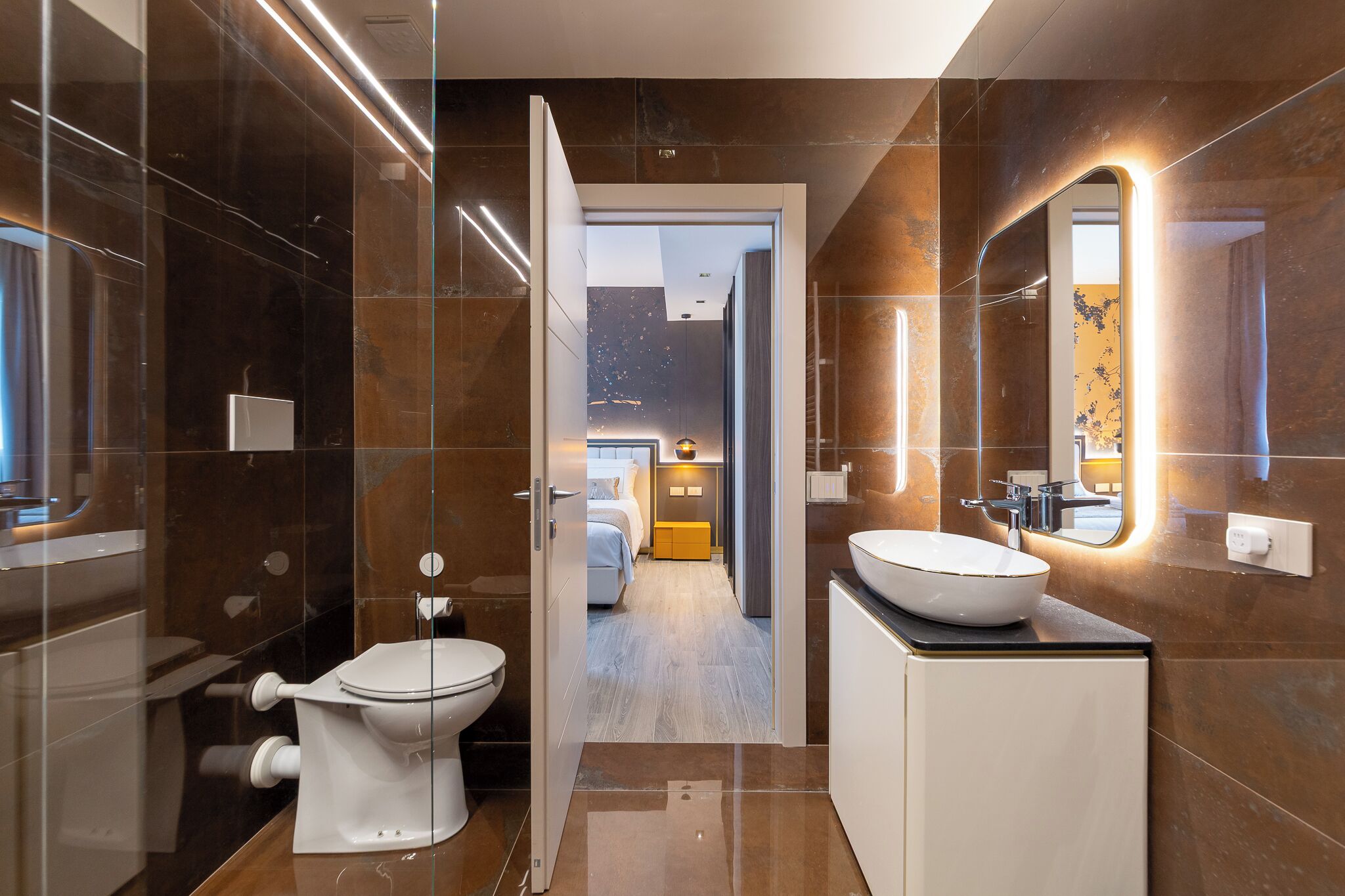 Chambre, salle de bains privée, vue ville | Salle de bain