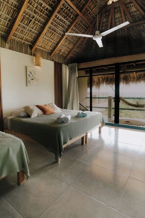 1 bedroom, free WiFi, bed sheets - Private Studio Palapa Mango- Pool- Ocean View - La Punta (brisas de zicatela)
