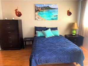 1 bedroom, iron/ironing board, free WiFi, bed sheets - Ocean View-Free Parking-Cozy 1 Bed /1Bath Waikiki Condo-Kitchen-AC-Sofa Sleeper (Honolulu)