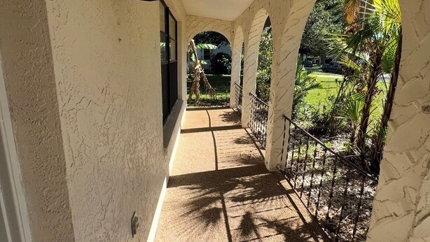 Property grounds - Furnished house in Dunedin. Canal view. Close to Downtown, Beaches & Stadiums  (Dunedin)