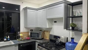 Microwave, oven, stovetop